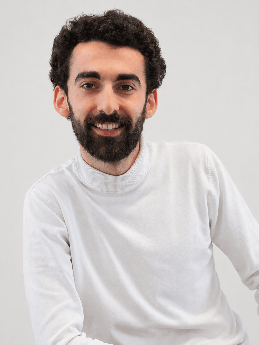 Portrait de Pierre Pubert dans l'atelier Drigaï